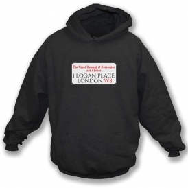 1 Logan Place, London (Freddie Mercury Inspired) Hooded Sweatshirt