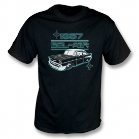 1957 Chevy Bel-Air Kids T-Shirt