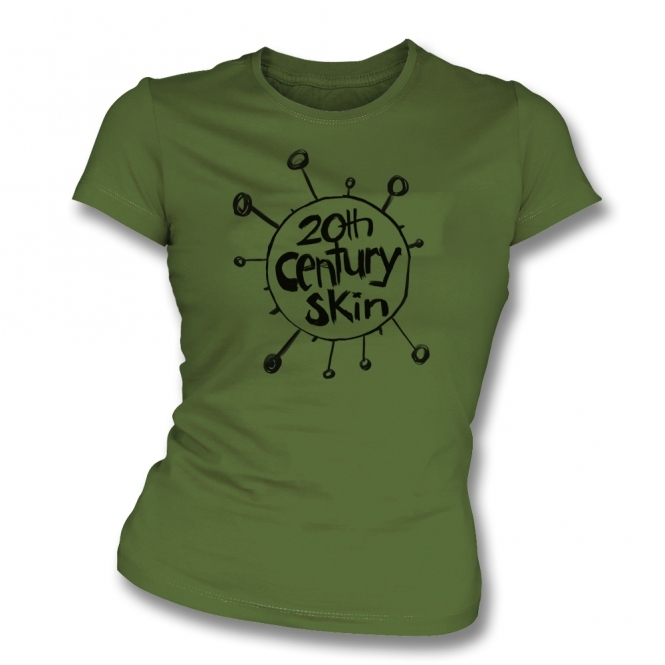 20th Century Skin (As Worn By Thom Yorke, Radiohead) Womens Slim Fit T-Shirt