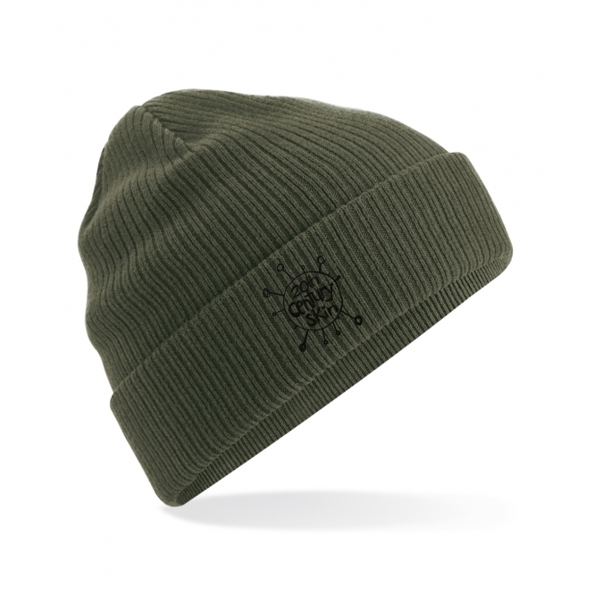20th Century Skin (Inspired By Thom Yorke, Radiohead) Embroidered Organic Cotton Beanie