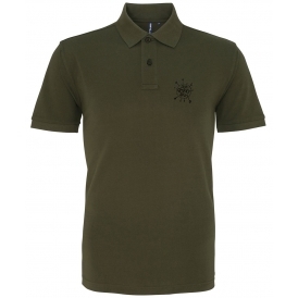 20th Century Skin (Inspired By Thom Yorke, Radiohead) Embroidered Polo Shirt