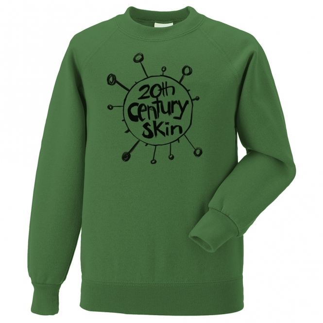 20th Century Skin (Inspired By Thom Yorke, Radiohead) Organic Sweatshirt