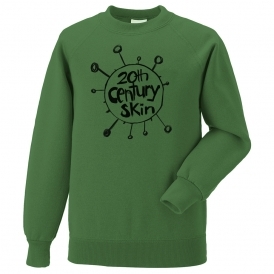 20th Century Skin (Inspired By Thom Yorke, Radiohead) Organic Sweatshirt