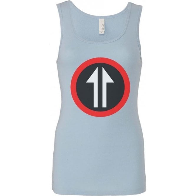 60's Mod Split Arrow (As Worn By Roger Daltrey, The Who) Women's Baby Rib Tank Top