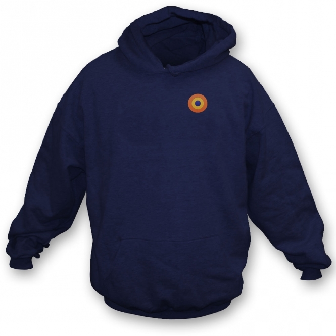 60's Mod Target (As Worn By Keith Moon, The Who) Embroidered Left Breast Logo Hooded Sweatshirt