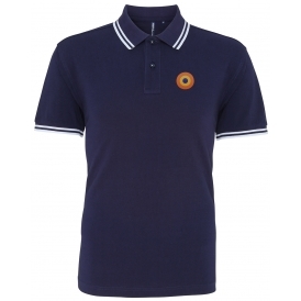 60's Mod Target (As Worn By Keith Moon, The Who) Embroidered Left Breast Logo Polo Shirt