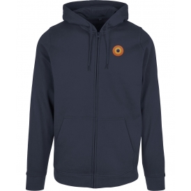 60's Mod Target (As Worn By Keith Moon, The Who) Embroidered Left Breast Logo Zip Hooded Sweatshirt