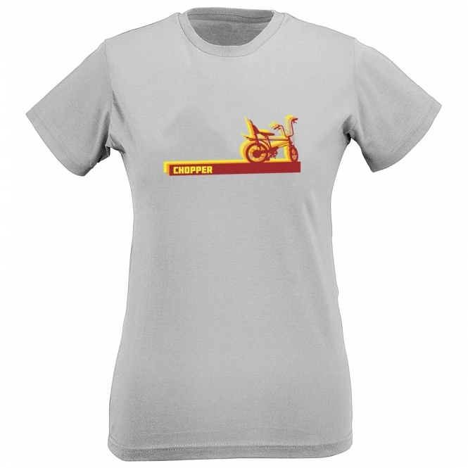 70's Chopper Bike Womens Slim-Fit T-shirt