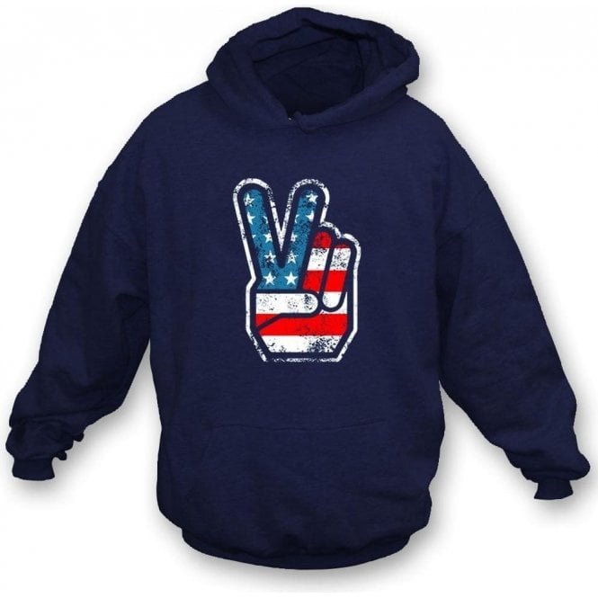 70's USA Fingers Kids Hooded Sweatshirt