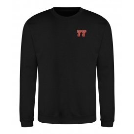 77 (As Worn By John Bonham, Led Zeppelin) Embroidered Left Breast Logo Sweatshirt