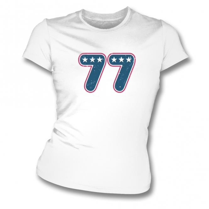 77 Womens Slim Fit T-Shirt
