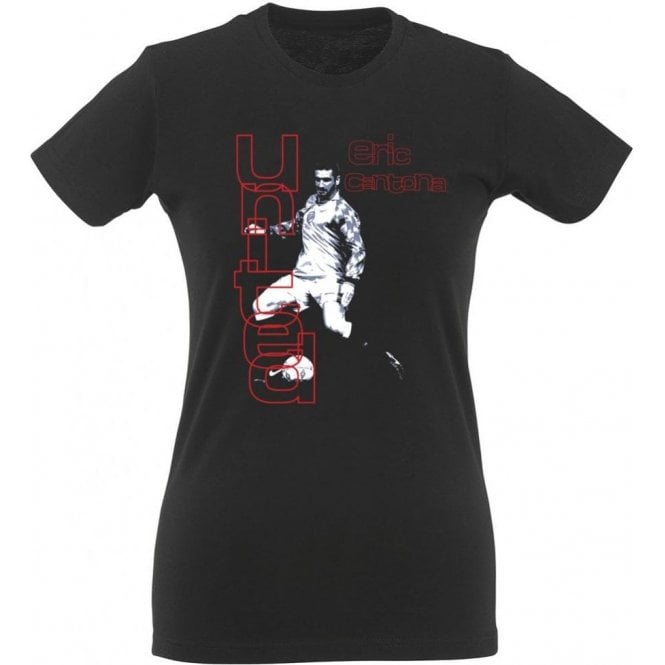 90's Eric Cantona (As Worn By Morrissey, The Smiths) Womens Slim Fit T-Shirt