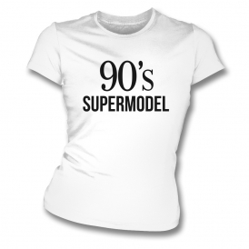 90's Supermodel Womens Slim Fit T-Shirt