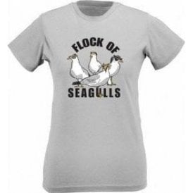 A Flock Of Seagulls Womens Slim Fit T-Shirt
