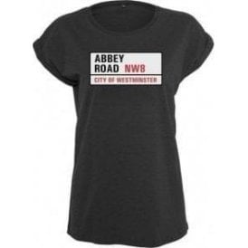 Abbey Road Road Sign Womens Extended Shoulder T-Shirt