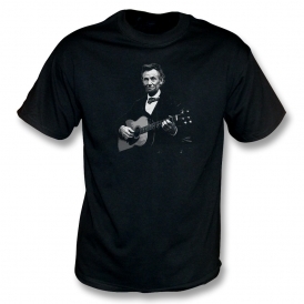 Abraham Lincoln Playing Acoustic Guitar Organic T-Shirt