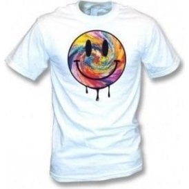 Abstract Acid Smiley T-Shirt