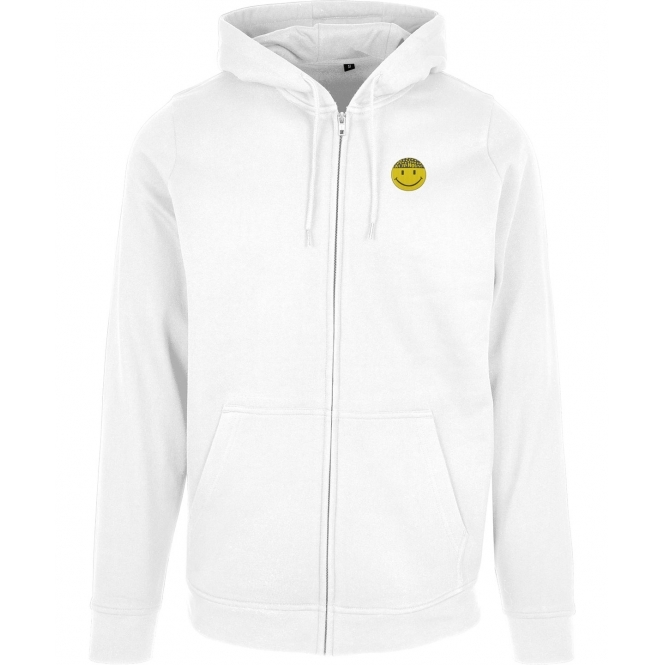 Acid House Bandana Embroidered Left Breast Logo Zip Hooded Sweatshirt