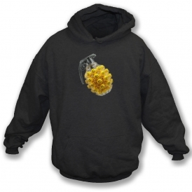 Acid Smiley Grenade Organic Hooded Sweatshirt