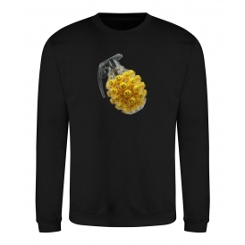 Acid Smiley Grenade Organic Sweatshirt