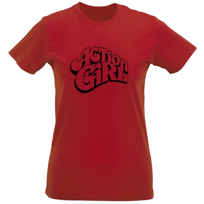 Action Girl Womens Slim Fit T-Shirt