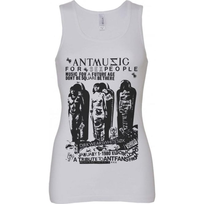 Adam And The Ants 'Ant Music' Poster Women's Baby Rib Tank Top