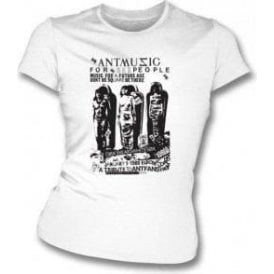 Adam and The Ants 'Ant Music' Poster Womens Slim-Fit T-Shirt