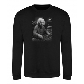 Albert Einstein In Recording Studio Sweatshirt
