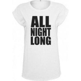All Night Long (Influenced by Lionel Richie) Womens Extended Shoulder T-Shirt