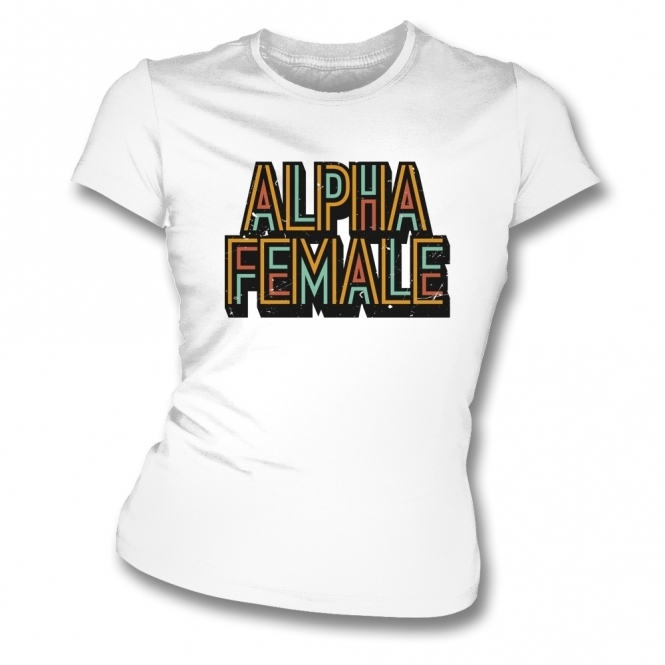 Alpha Female Organic Womens Slim Fit T-Shirt