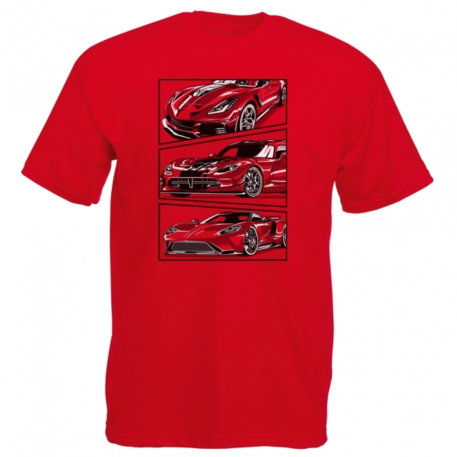 American Cars (Comic Style) T-Shirt