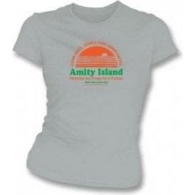 Amity Island (Inspired by JAWS) Womens Slimfit T-shirt