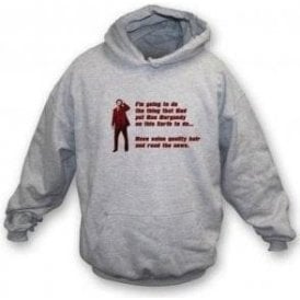Anchorman 2 Ron Burgundy Hair Hooded Sweatshirt