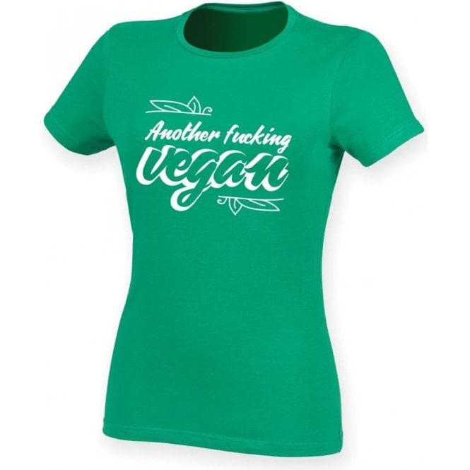 Another F*cking Vegan Womens Slim Fit T-Shirt
