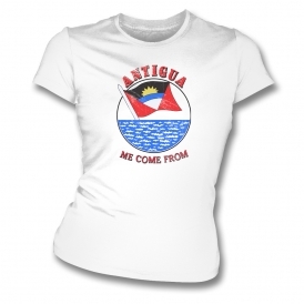 Antigua (As Worn By Ian Dury, Ian Dury & The Blockheads) Womens Slim Fit T-Shirt