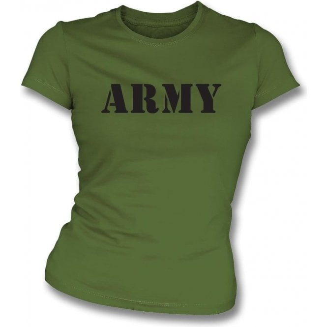 Army Womens Slim Fit T-Shirt
