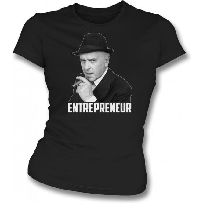 Arthur Daley - Entrepreneur (Inspired by Minder) Womens Slim Fit T-Shirt