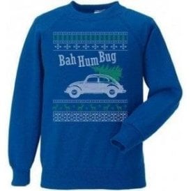 Bah Hum Bug (VW Beetle) Kids Christmas Jumper