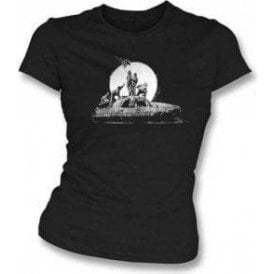 Banksy L.A. Flag Womens Slim Fit T-Shirt