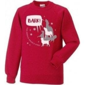 Bark The Herald Angels Sing Kids Christmas Jumper