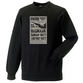Bauhaus 1981 Gig Poster Sweatshirt
