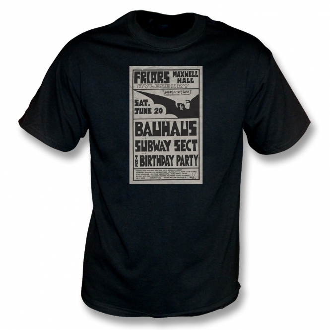 Bauhaus 1981 Gig Poster T-Shirt