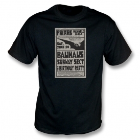 Bauhaus 1981 Gig Poster T-Shirt