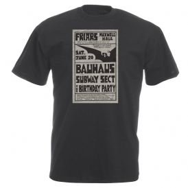 Bauhaus 1981 Gig Poster Vintage Wash T-Shirt