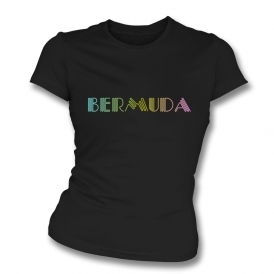 Bermuda (As Worn By John Lennon, The Beatles) Organic Womens Slim Fit T-Shirt