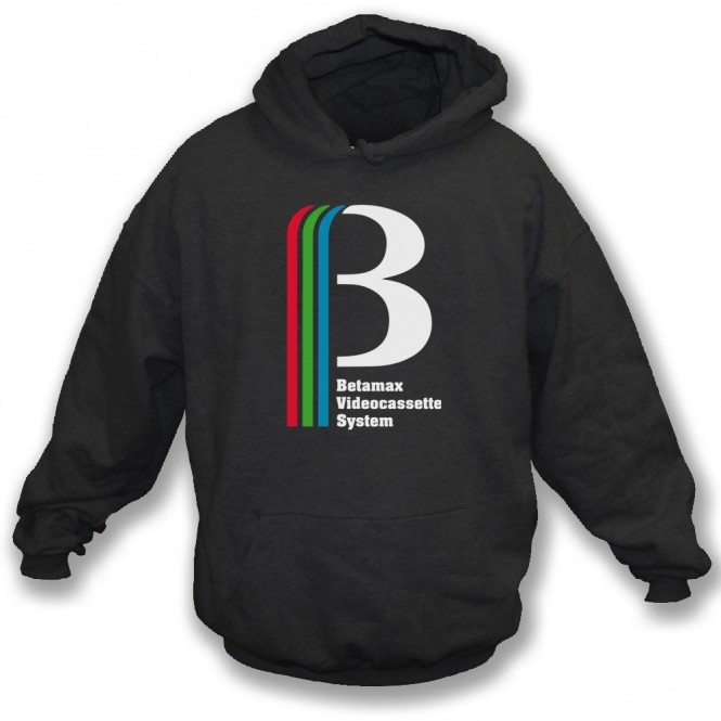 Betamax Videocassette System Hooded Sweatshirt