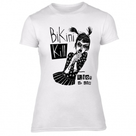 Bikini Kill Organic Womens Slim Fit T-Shirt