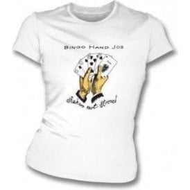 Bingo Hand Job Shaken not Stirred (REM) Womens Slim Fit T-Shirt