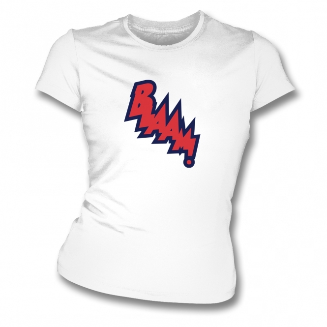 Blaam! (As Worn By Keith Moon, The Who) Womens Slim Fit T-Shirt