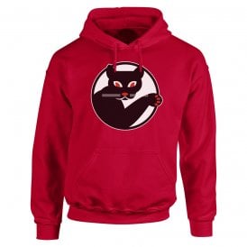 Black Cat (As Worn By Kim Gordon, Sonic Youth) Kids Hooded Sweatshirt